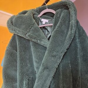 The Warmest Green Bear Coat